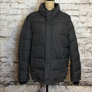 ANDREW MARC BLACKENED PUFF JACKET SIZE LG